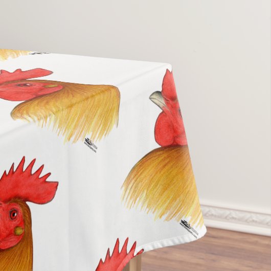 Gamecock Stag Single Comb Tischdecke (Beispiel)