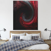 Gamecock Swirl Leinwanddruck (Insitu (Schlafzimmer))
