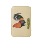 Gamecock Wheaten Rooster Badematte (Vorderseite Vertikal)