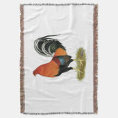 Gamecock Wheaten Rooster Decke (Vorderseite Vertikal)