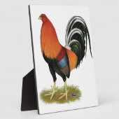 Gamecock Wheaten Rooster Fotoplatte (Seite)