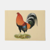 Gamecock Wheaten Rooster Fußmatte (Vorderseite)