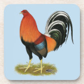 Gamecock Wheaten Rooster Getränkeuntersetzer (Vorderseite)