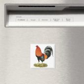 Gamecock Wheaten Rooster Magnet (In Situ (Geschirrspüler))