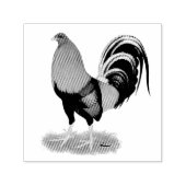 Gamecock Wheaten Rooster Permastempel (Design)