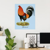 Gamecock Wheaten Rooster Poster (Heimbüro)