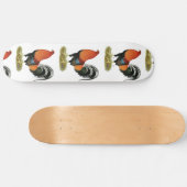 Gamecock Wheaten Rooster Skateboard (Horizontal)