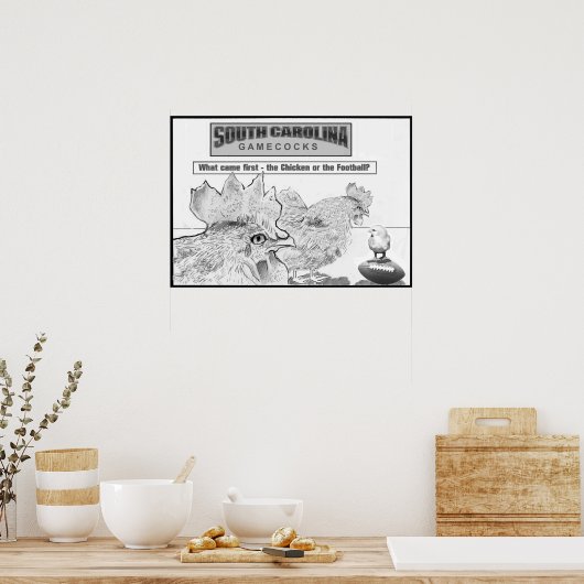 Gamecocks Art Poster (Küche)