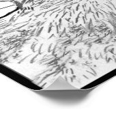 Gamecocks Art Poster (Ecke)