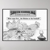 Gamecocks Art Poster (Vorne)