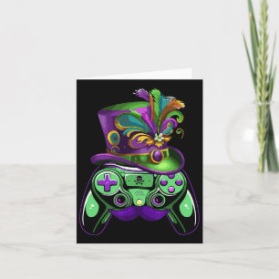 Gamecontroller Mardi Gras Gamers Kinder Mädchen Mä Karte
