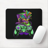 Gamecontroller Mardi Gras Gamers Kinder Mädchen Mä Mousepad (Mit Mouse)