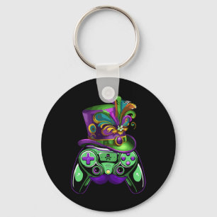 Gamecontroller Mardi Gras Gamers Kinder Mädchen Mä Schlüsselanhänger