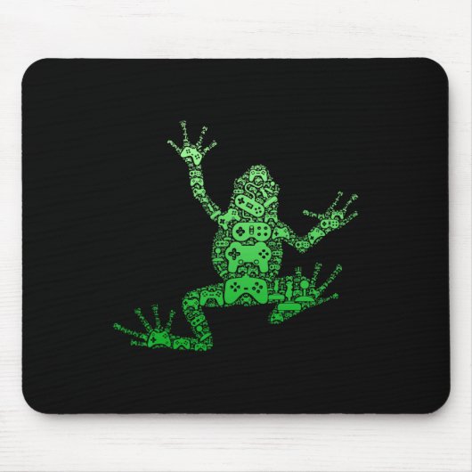 Gamecontroller Men Boys Kids Teens - Video Gamer Mousepad (Vorne)