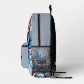 Gamecontroller mit Paint-Spritzer Personalisiert Bedruckter Rucksack (Rechts)