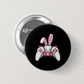 Gamecontroller mit sonnigen Ohren Funny Oaster Gam Button (Vorne & Hinten)