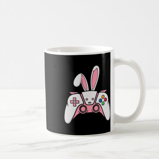 Gamecontroller mit sonnigen Ohren Funny Oaster Gam Kaffeetasse (Rechts)