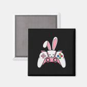 Gamecontroller mit sonnigen Ohren Funny Oaster Gam Magnet (Vorderseite/Rückseite)