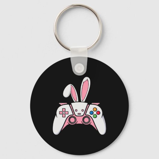 Gamecontroller mit sonnigen Ohren Funny Oaster Gam Schlüsselanhänger (Vorderseite)