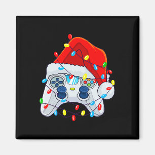 Gamecontroller Weihnachts-Weihnachtsmannmütze Game Magnet