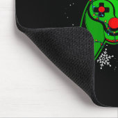Gamecontroller Weihnachts-Weihnachtsmannmütze Game Mousepad (Ecke)