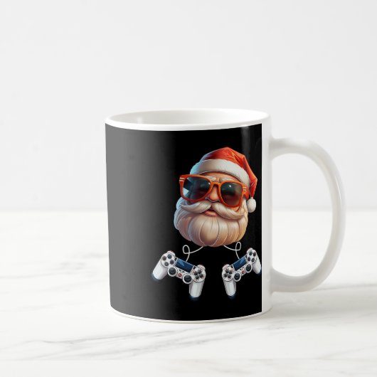Gamecontroller WeihnachtsGamer-Gamingenthusiast Kaffeetasse (Rechts)