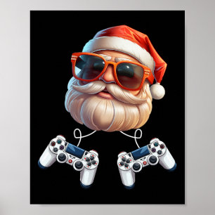 Gamecontroller WeihnachtsGamer-Gamingenthusiast Poster