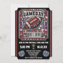 Gameday Bling Party Big Game Bowl Game