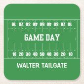 GameDay Tailgate Untersetzer | Football Party Unte (Vorderseite)