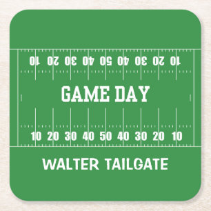 GameDay Tailgate Untersetzer   Football Party Unte