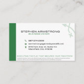 Gameday Wealth Management Business Card - White Visitenkarte (Rückseite)