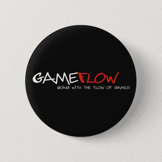 Gameflows "offizieller" Knopf Button (Vorderseite)