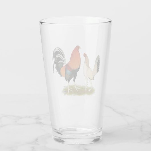 Gamefowl Glas (Rückseite)