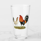 Gamefowl Glas (Vorderseite)