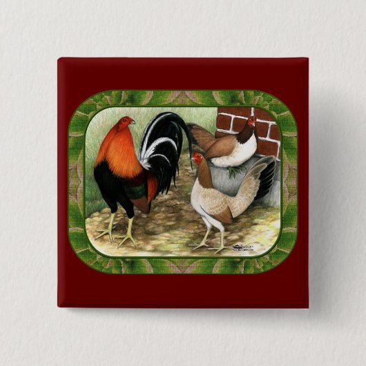 Gamefowl im Betrieb Button (Vorderseite)