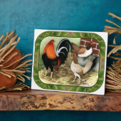 Gamefowl im Betrieb Fotoplatte (Seite)