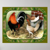 Gamefowl im Betrieb Poster (Vorne)