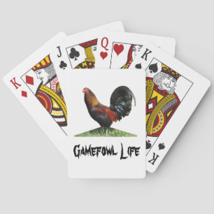 Gamefowl Leben-Spielkarten Spielkarten