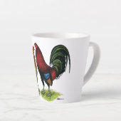 Gamefowl-Paar Milchtasse (Rechte Ecke)