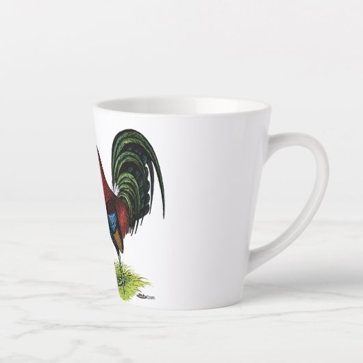 Gamefowl-Paar Milchtasse (Rechts)