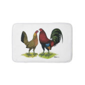 Gamefowl Pair Badematte (Vorderseite)