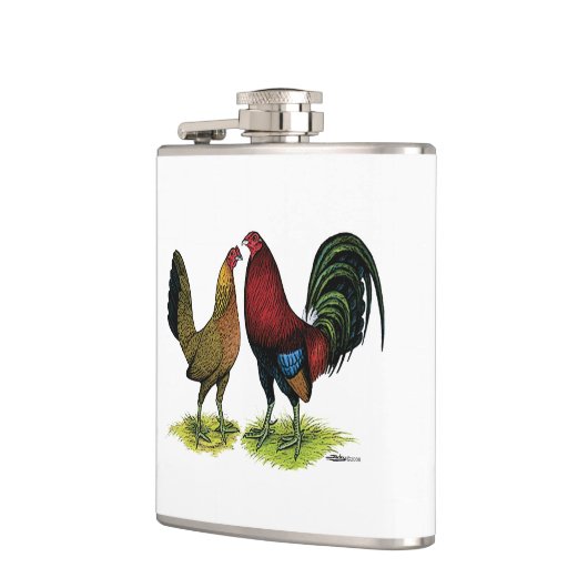 Gamefowl Pair Flachmann (Links)