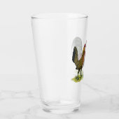 Gamefowl Pair Glas (Rechts)