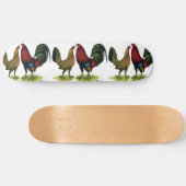 Gamefowl Pair Skateboard (Horizontal)