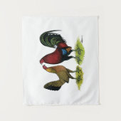 Gamefowl Pair Wandteppich (Vorderseite)