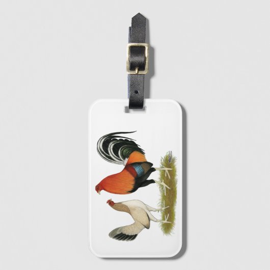 Gamefowl Wheatens Gepäckanhänger (Vorderseite Vertikal)