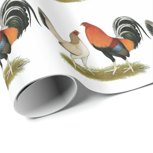 Gamefowl Wheatens Geschenkpapier (Rolleneckpunkt)