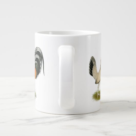 Gamefowl Wheatens Jumbo-Tasse (Rückseite)