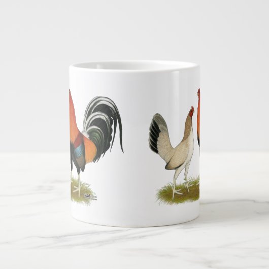Gamefowl Wheatens Jumbo-Tasse (Vorderseite)