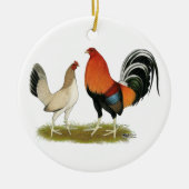 Gamefowl Wheatens Keramikornament (Vorne)